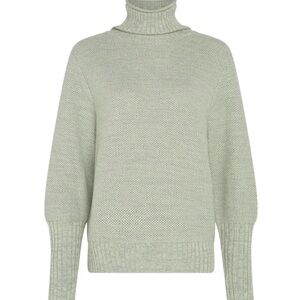 Icebreaker Sage Green Turtleneck Sweater L